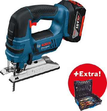 Wyrzynarka akumulatorowa Bosch GST 18 V-LI B / 2x 5.0 Ah + L-BOXX