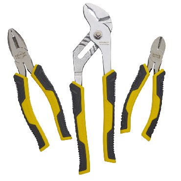 Zestaw szczypiec Stanley CONTROL-GRIP Szczypce - 3 sztuki