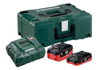 Akumulator Metabo Basic set LiHD 1x3.5 + 1x5.5Ah + Metaloc