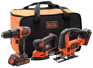 Zestaw combo 18 V Black&Decker BCK31S1S - 2 akumulatory 18V/1.5Ah