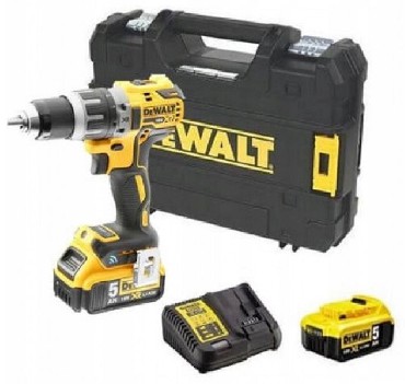 Akumulatorowa wiertarko-wkrtarka DeWalt DCD792P2B BRUSHLESS XR Tool Connect/Bluetooth - 2 akumulatory 18V/5.0Ah