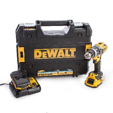 Akumulatorowa wiertarko-wkrtarka udarowa DeWalt DCD797D2B BRUSHLESS XR Tool Connect/Bluetooth - 2 akumulatory 18V/2.0Ah