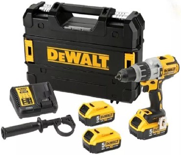 Akumulatorowa wiertarko-wkrtarka udarowa DeWalt DCD996P3 BRUSHLESS XRP - 3 akumulatory 18V/5.0Ah