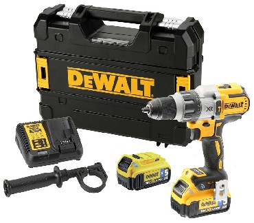 Akumulatorowa wiertarko-wkrtarka udarowa DeWalt DCD997P2B BRUSHLESS Tool Connect/Bluetooth - 2 akumulatory 18V/5.0Ah