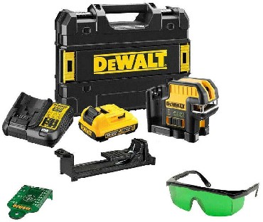 Laser krzyowy DeWalt DCE0822D1G - akumulator 12V/2.0Ah