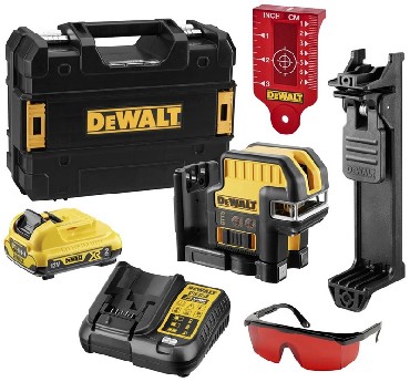 Laser krzyowy DeWalt DCE0825D1R - akumulator 12V/2.0Ah