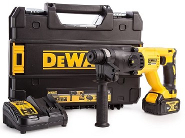 Akumulatorowa moto-wiertarka DeWalt DCH133M1 BRUSHLESS - akumulator 18V/4.0Ah