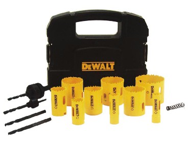 Zestaw pi otwornic DeWalt Zestaw HSS BI-Metal uniwersalnych 16-64mm - 13 cz.