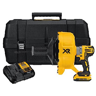 Przyrzd do czyszczenia rur DeWalt DCD200D1 BRUSHLESS XR - akumulator 18V/2.0Ah