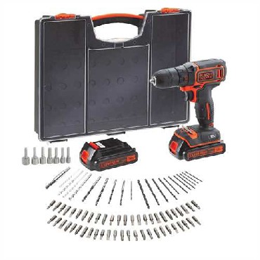 Akumulatorowa wiertarko-wkrtarka Black&Decker BDC718AS2O