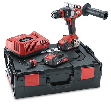 Akumulatorowa wiertarko-wkrtarka udarowa FLEX PD 2G 18.0-EC/2.5 Set BRUSHLESS