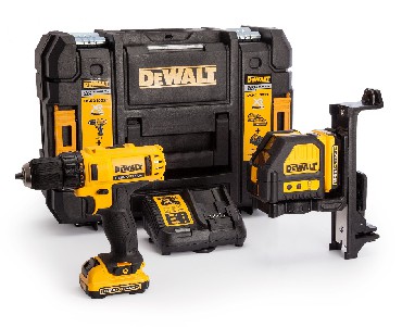 Zestaw narzdzi akumulatorowych DeWalt DCK215D2T - 2 akumulatory 10.8V/2.0Ah