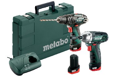 Zestaw Combo - klasa 10.8 V Metabo Combo 10.8 V 3x Li-Ion SB+SSD