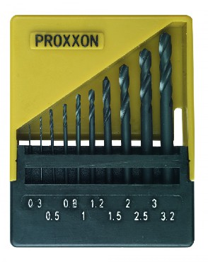Zestaw wierte Proxxon HSS 0.3-3.2 mm - 10 szt.