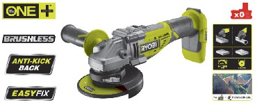 Akumulatorowa szlifierka ktowa Ryobi R18AG7-0 BRUSHLESS