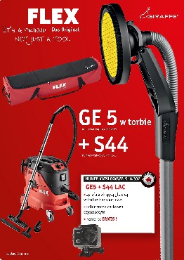 Szlifierka yrafa FLEX GE5 + S44 LAC