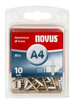 Nity Novus Nity aluminiowe A4/10 - 30 sztuk