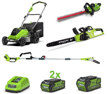 Kosiarka akumulatorowa Greenworks PROFI 40V SET