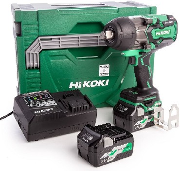 Akumulatorowy klucz udarowy HiKOKI (dawniej Hitachi) WR36DB WRZ BRUSHLESS - 2 akumulatory MultiVolt 18-36V/5.0-2.5Ah + walizka HSC