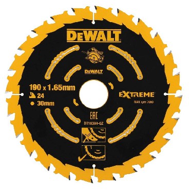 Pia tarczowa DeWalt Tarcza do drewna EXTREME 190x30mm 24T