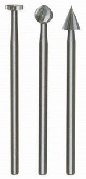 Osprzt do frezarek Proxxon Zestaw frezw ze stali wolframowo-wanadowej (chwyt 2.35 mm) 3 sztuki