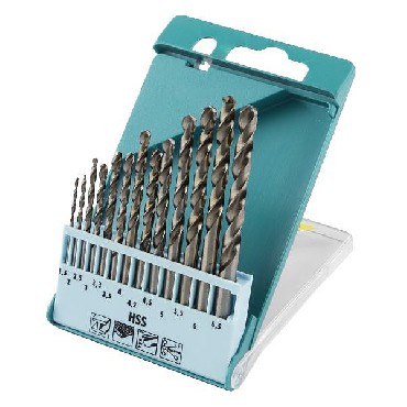 Zestaw wierte do metalu Wolfcraft HSS perfect 1.5-6.5 mm - 13 szt.