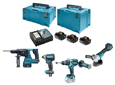 Zestaw narzdzi akumulatorowych Makita DLX4104TJ1
