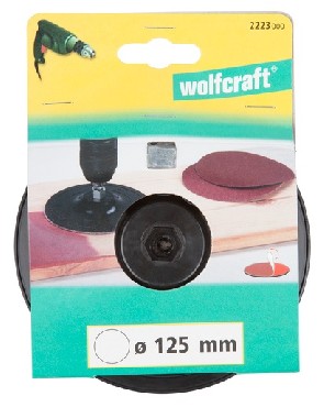 Dysk szlifierski Wolfcraft Dysk szlifierski 125 mm mocowanie na rzep