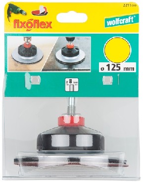 Dysk szlifierski Wolfcraft Dysk szlifierski Fixoflex 125 mm mocowanie na rzep