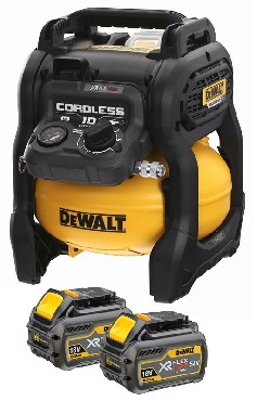 Kompresor akumulatorowy DeWalt DCC1054T2 BRUSHLESS FLEXVOLT - 2 akumulatory FLEXVOLT 18-54V/6.0-2.0Ah