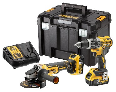 ZESTAW 18V DeWalt DCK2080P2T BRUSHLESS - 2 akumulatory 18V/5.0Ah