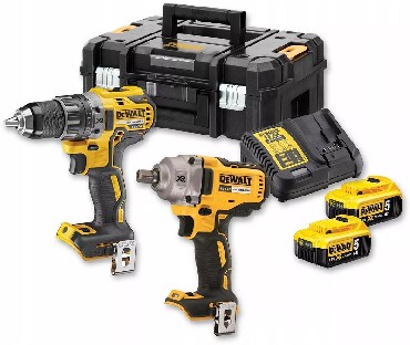 ZESTAW 18V DeWalt DCK2077P2T BRUSHLESS - 2 akumulatory 18V/5.0Ah