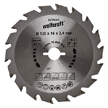 Pia tarczowa Wolfcraft 130/16 mm HM - szybkie i precyzyjne cicia