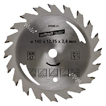 Pia tarczowa Wolfcraft 140/12.75 mm HM - proste i szybkie cicia