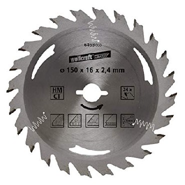 Pia tarczowa Wolfcraft 150/16 mm HM - proste i szybkie cicia
