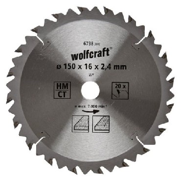 Pia tarczowa Wolfcraft 150/16 mm HM - szybkie i dokadne cicia