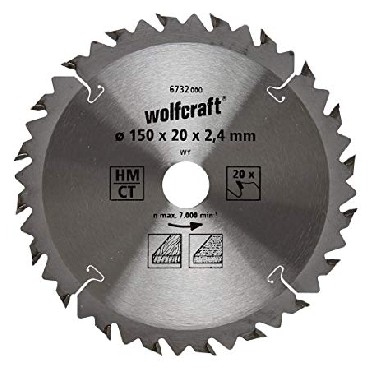 Pia tarczowa Wolfcraft 150/20 mm HM - szybkie i dokadne cicia