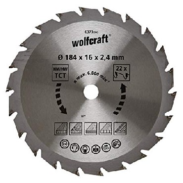 Pia tarczowa Wolfcraft 184/16 mm HM - szybkie i precyzyjne cicia