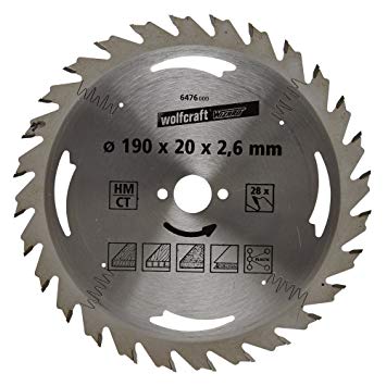 Pia tarczowa Wolfcraft 190/20 mm HM - proste i szybkie cicia