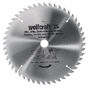 Pia tarczowa Wolfcraft 315/30 mm HM - dokadne i czyste cicia