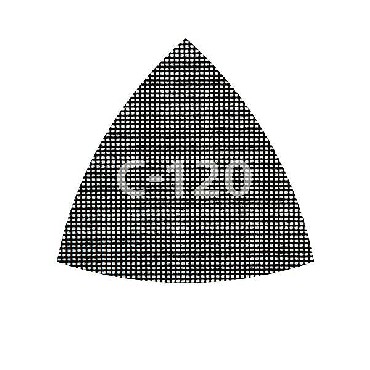 Siatki cierne Wolfcraft Siatka cierna 95 mm - gr. 80/120/220 - 5 szt.