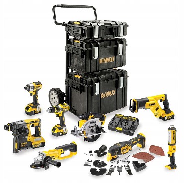 ZESTAW 18V DeWalt DCK853P4 Tough System - 4 akumulatory 18V/5.0Ah