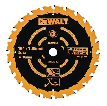 Pia tarczowa DeWalt Tarcza do drewna EXTREME 184x16mm T24