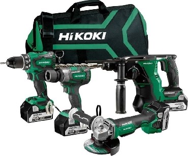 ZESTAW 18V HiKOKI (dawniej Hitachi) KC18DG4L WDZ BRUSHLESS - 3 akumulatory 18V/5.0Ah + torba