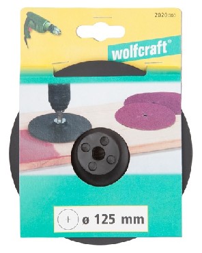 Dysk szlifierski Wolfcraft Dysk szlifierski 125 mm mocowanie zaciskowe
