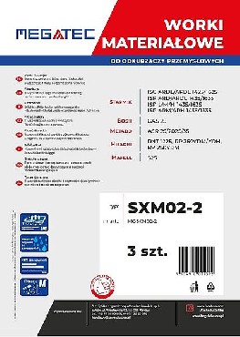 Worki do odkurzacza Starmix SXM02-2 Megatec