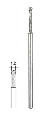 Sztyfty szlifierskie Proxxon Diamentowe - 1.2 mm