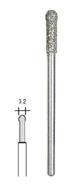 Sztyfty szlifierskie Proxxon Diamentowe - 3.2 mm