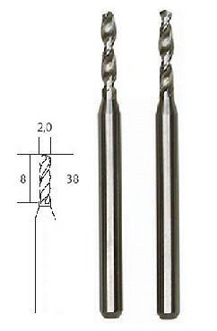 Wierto Proxxon Z wglika wolframu - 2.0 mm