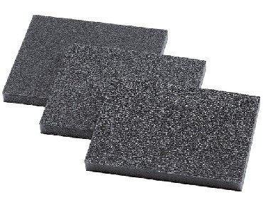 Gbka cierna Wolfcraft 125x100x10 mm - gr. 120